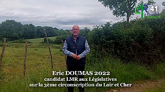 Eric Doumas candidat aux législatives dans la 3ème circonscription du Loir et Cher.          