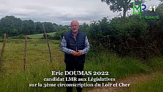 Eric Doumas 2022 candidat LMR aux législatives dans la 3ème circonscription du Loir et Cher défend l'Entreprenariat. 