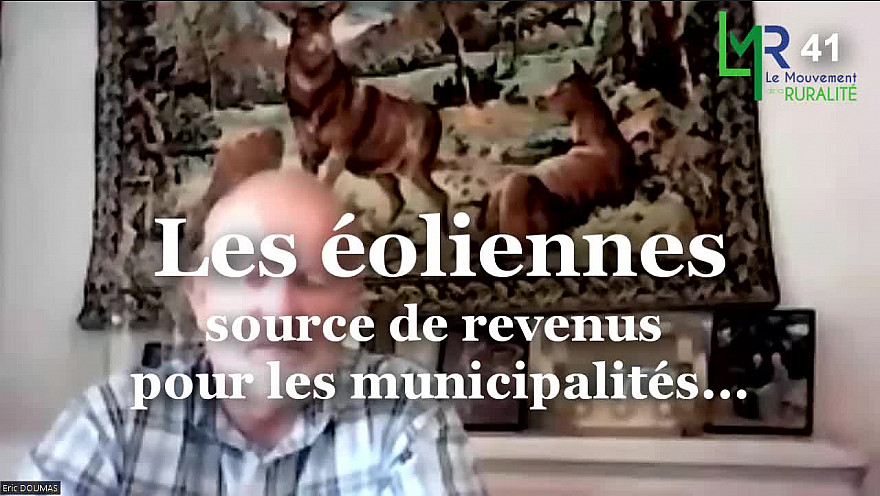 Eric DOUMAS candidat LMR - Mouvement de la Ruralité sur le Loir-et-Cher et les Eoliennes